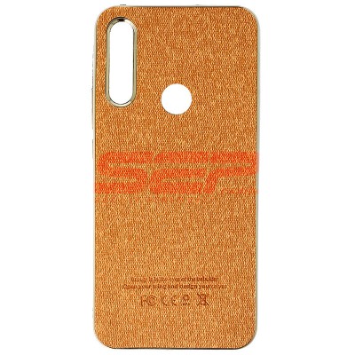 Toc TPU Leather Denim Huawei P smart Z Gold foto