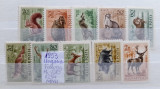 1953-Ungaria-Fauna-Mi=1285 la1294-compl.set-MNH, Nestampilat