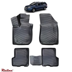 Covorase auto tip tavita Rizline 3D &ndash; Dacia Logan 2 MCV (2013&ndash;2024) &ndash; Set fata + spate