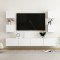 vidaXL Set dulapuri TV, 6 piese, alb, lemn prelucrat