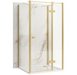 Cabina de dus Rea Atlas 80x80 Brush Gold