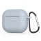 Techsuit - Silicone Case - for AirPods 4, Smooth Ultrathin Material - Grey