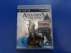 Assassin&amp;#039;s Creed III - joc PS3 (Playstation 3) foto