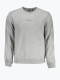 Cumpara ieftin Bluza barbati cu croiala Regular fit si imprimeu cu logo gri, L
