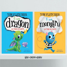 Pachet Tom Fletcher 4 ani+ (E un dragon la tine-n carte, E un monstru la tine-n carte) - Tom Fletcher