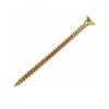 Șurub lemn 5x70mm, cap &icirc;necat, zincat galben, DIN7505, PZ3, oțel, filetare totală. Dulgherie, pal