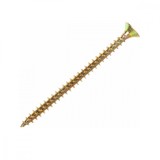 Surub lemn, M5x70 mm, cap inecat, total filetat, DIN7505, PZ3, otel zincat galben