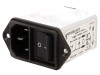 Conector AC Soclu Tată 4A 250VAC IEC 60320