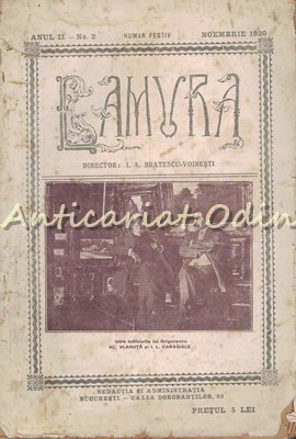 Revista Lamura Anul II No. 2, Noiembrie 1920 - I. A. Bratescu-Voinesti foto