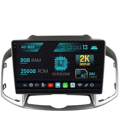 Navigatie Chevrolet Captiva (2011-2018), Android 13, X-Octacore 8GB RAM + 256GB ROM, 10.36 Inch - AD-BGX10008+AD-BGRKIT247 foto