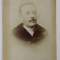 FOTOGRAF TOURANCHET , PARIS , BARBAT CU MUSTATA , FOTOGRAFIE C.D.V. , SFARISTUL SEC. XIX