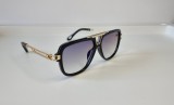 Ochelari de soare Louis Vuitton Style - Rama neagra Lentile violet, Rectangulara, Unisex, Protectie UV 100%