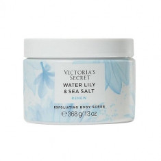 Exfoliant pentru corp, Victoria's Secret, Water Lily Sea Salt, Renew Scrub, 368 g