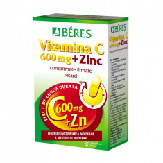 VITAMINA C 600MG+ZINC 30CPR