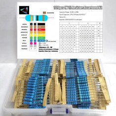 Rezistente metalizate THT 1W 1220buc 122 de valori 0.33ohm-2.2Mohm