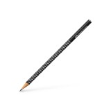 Creion grafit B rotund sparkle negru 2024 Faber-Castell
