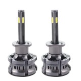 Cumpara ieftin Set 2 LED-uri Auto Techstar&reg; N8, H1, 50w, 5500 Lumeni, 3000K-8000K, AUTO, 12-24 Volti, COB, Canbus, Radiator Aluminiu, 3 Nuante