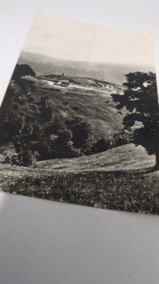 CARTE POSTA MUNTII ORASTIEI -RUINELE CETATII DACICE DE PE BLINDARUL CIRCULATA foto