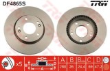 Disc frana KIA SOUL II (PS) (2014 - 2016) TRW DF4865S