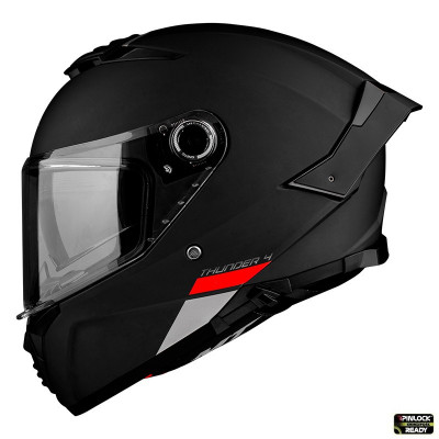 Casca integrala pentru scuter - motocicleta MT Thunder 4 SV A1 negru mat (ochelari soare integrati) &amp;ndash; tip viziera MT-V-28B L (59/60cm) foto