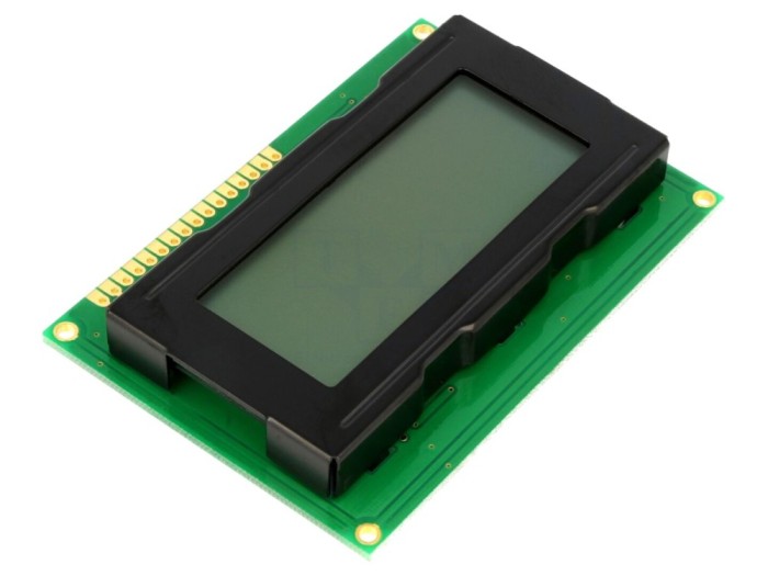 Afișaj LCD alfanumeric 16x4, LED