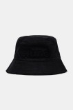 HUGO palarie din bumbac culoarea negru, bumbac, 50540948