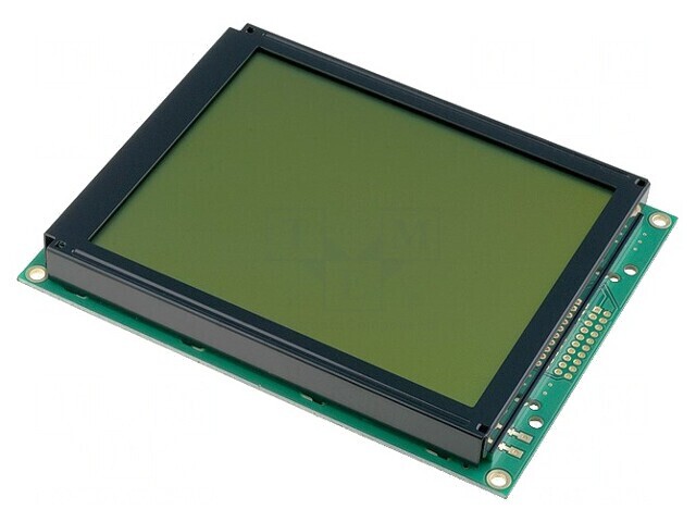Afișaj LCD grafic 160x128 galben-verde LED