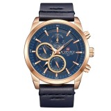 Ceas barbatesc Naviforce Afisare data Quartz Albastru