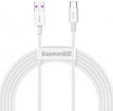 Cablu Baseus Superior Fastcharge 2m, alb