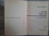 Istoria literaturii franceze de Sorina Bercescu