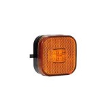 Lampa Gabarit LED Galbena 12-36V, 6.2x6.2cm, Fristom, Omologare E20, Reflectorizanta, Universala Auto, Camion, Remorca
