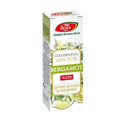 Ulei Esential 100% Pur Definit Botanic si Biochimic de Bergamot 10 mililitri Fares foto