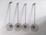 Lot 4 strecuratori vintage metal - sarma - 23 cm
