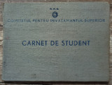 Carnet de student Emil Costoiu, Bucuresti 1953