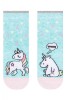 Șosete Haioase 1/2 din Bumbac cu Unicorn, Conte Kids 338 - Turcoaz Pal, 36-38 (24), Conte Elegant