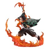 Demon Slayer: Kimetsu no Yaiba FiguartsZERO PVC Statue Kamado Tanjiro (Kyojuro Rengoku&#039;s Sword Guard Ver.) 19 cm