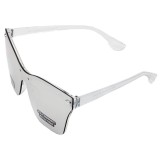 Cumpara ieftin Ochelari de soare unisex Matteo Ferari MFJH-010G, rama gri, lentile gri cu reflexii, UV400, sport