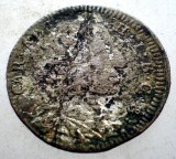 Moneda Argint Bavaria 3 Kreuzer 1736 Karl Albrecht, Germania KM#180