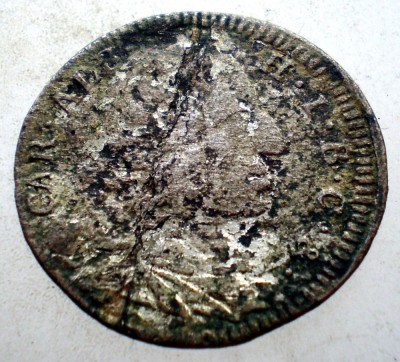 G.382 GERMANIA BAVARIA BAYERN KARL ALBRECHT 3 KREUZER 1736 foto