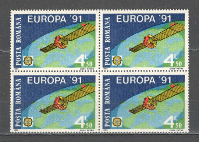 Romania.1991 EUROPA-Cosmonautica bloc 4 ZR.861 foto