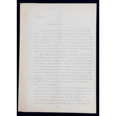 GEO BOGZA - MOCIRLA - ARTICOL PENTRU ZIAR , DACTILOGRAFIAT , CU CORECTURILE, MODIFICARILE SI ADAUGIRILE OLOGRAFE ALE AUTORULUI , 1936