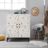 Cumpara ieftin Comodă Terrazzo, Multicolor