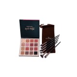Set machiaj trusa fard si set 6 pensule, Makeup, Rock Metal