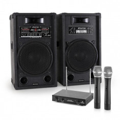 Electronic-Star Sistem Karaoke&amp;amp;quot;STAR 12&amp;amp;quot; Boxe PA 1200W microfon wireless foto