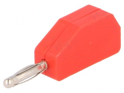 Conector banană 2mm 10A 33VAC 70VDC roşu 20&amp;divide;80&amp;deg;C foto