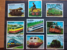 PARAGUAY 1979-CTO-LOCOMOTIVE ELECTRICE-SERIE foto