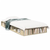 Cumpara ieftin Cadru de pat, stejar sonoma, 100x200 cm, lemn prelucrat