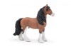 Figurina Papo Cal Clydesdale, Rase de Cai si Ponei, 16cm, Jucarie Realista Pictata Manual, +3 ani