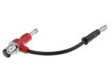 Cablu de masurare POMONA negru PVC, 60V DC, max. 55 gr C