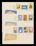 1962 Romania - 3 FDC Al IV-lea Pavilion de Mostre Bucuresti, LP 549, Romania de la 1950, Istorie